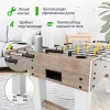 Игровой стол UNIX Line Футбол - Кикер (125х61 см) Grey Wood GTS125X61GWD настольный футбол кумите спорт - V-SPORT Тренажеры УЗСИ ARMSSPORT