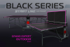 Стол теннисный GRAND EXPERT 4 Всепогодный Black 6044-2 спортдоставка - V-SPORT Тренажеры УЗСИ ARMSSPORT
